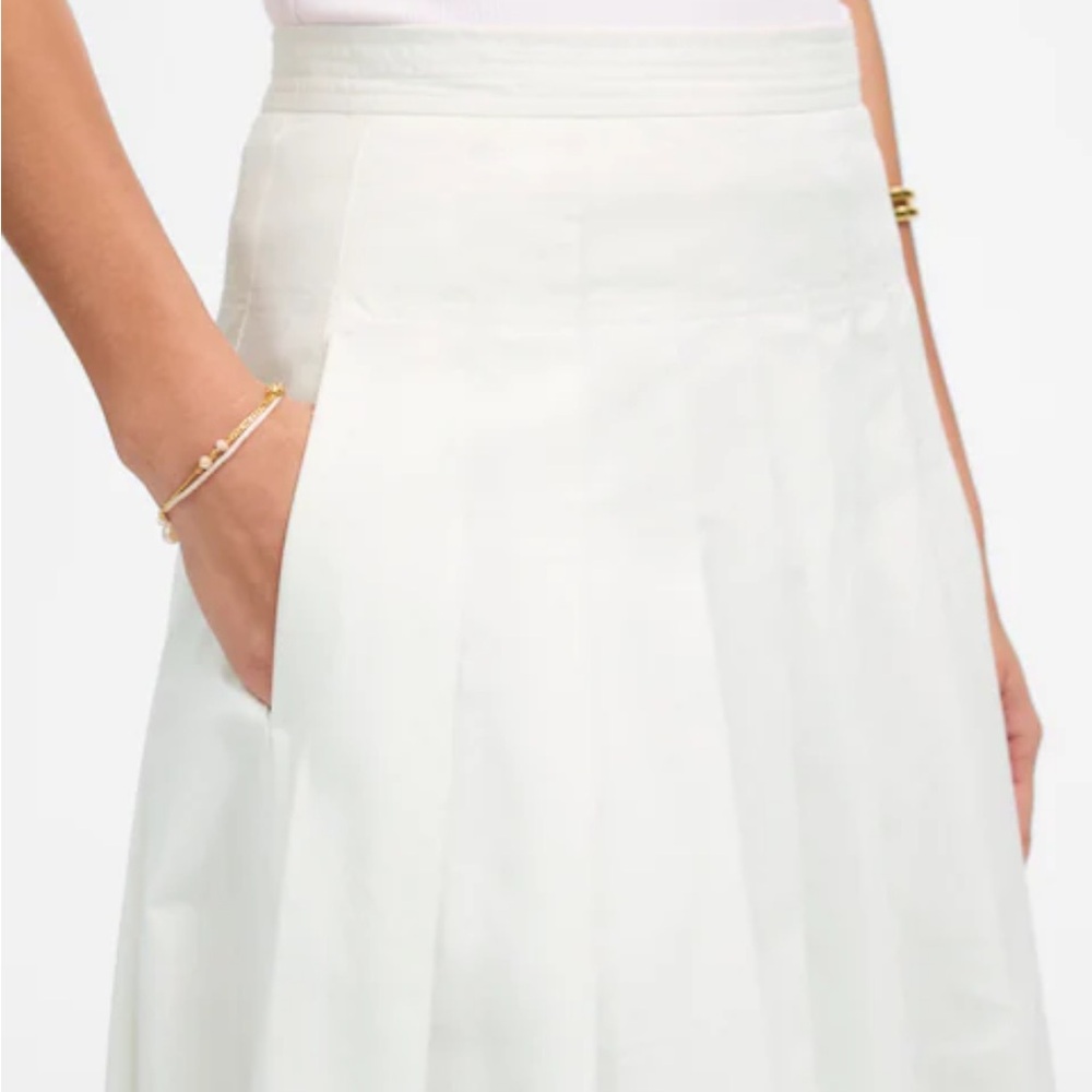 Madewell White Midi Skirt